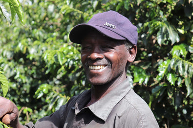 Kenyan coffee farmer