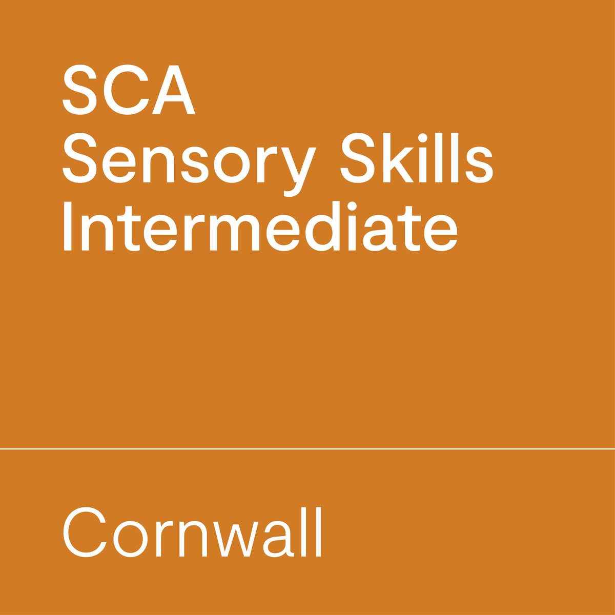 SCA Sensory Skills Intermediate Barista Training Cornwall Origin