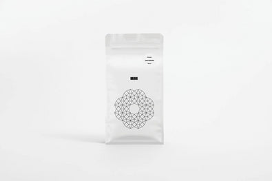 White compostable coffee bag