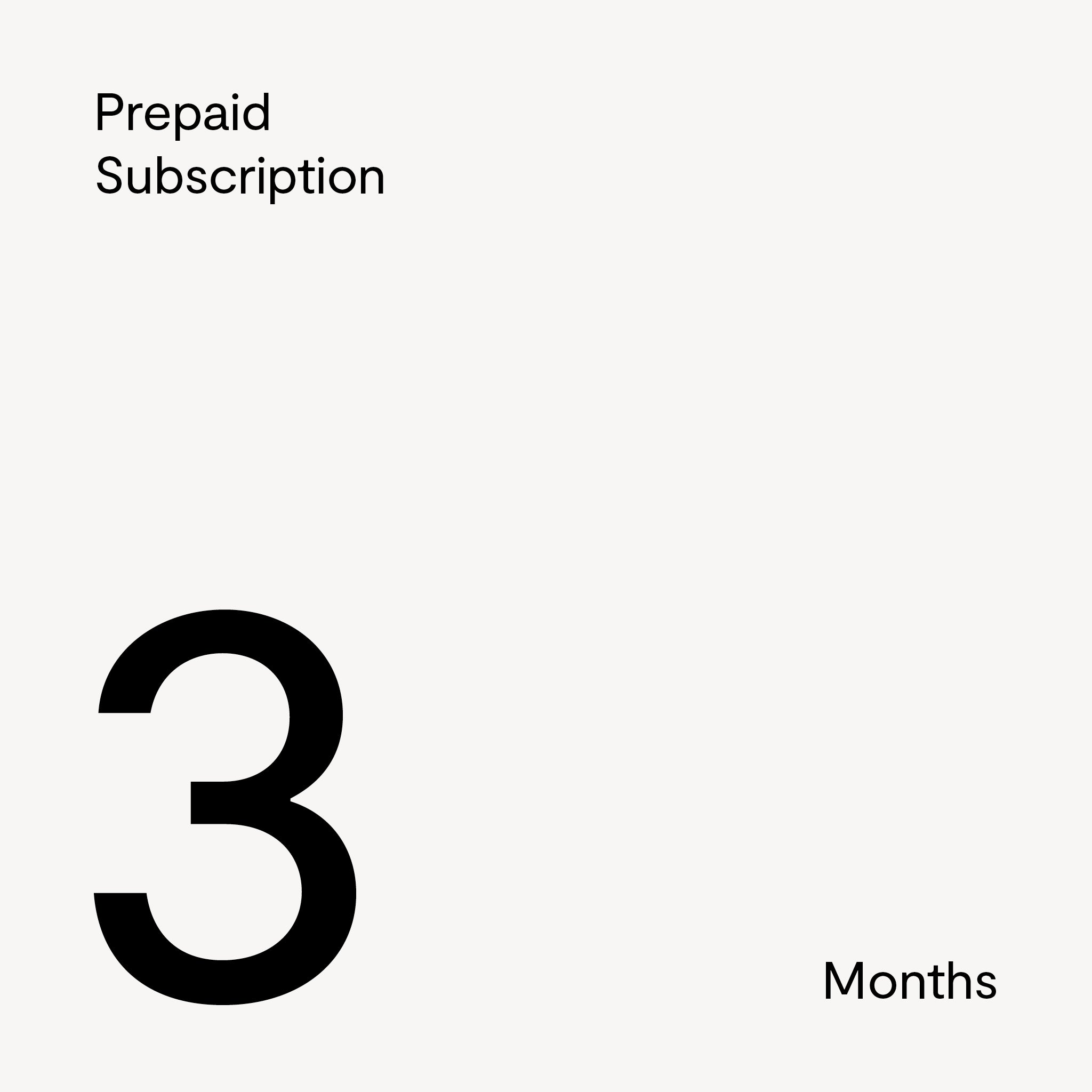 Prepaid Coffee Subscription - 3 Months, Delivered Monthly