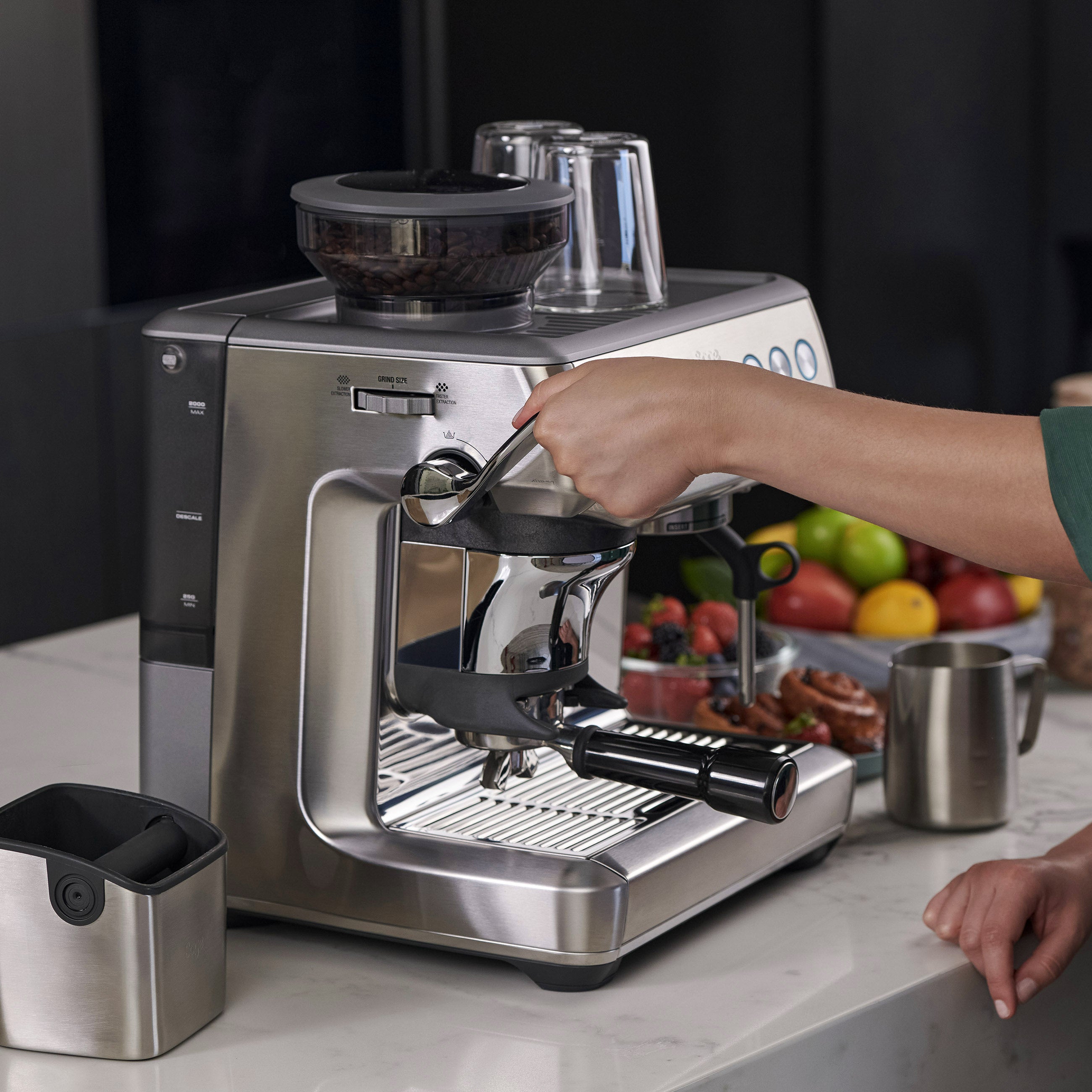 Sage Barista Express Impress - Steel