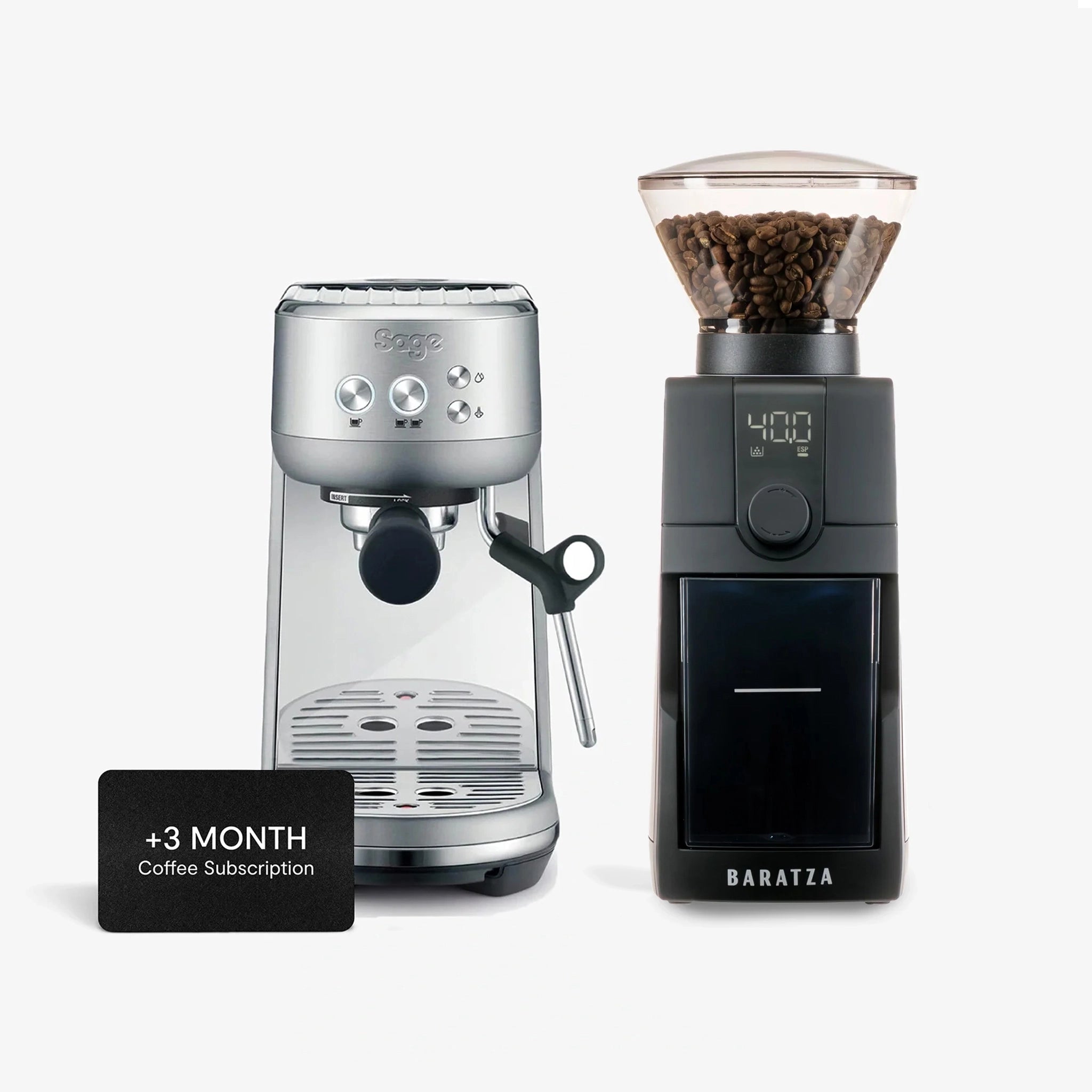Bambino & Baratza Encore Pro Bundle Steel