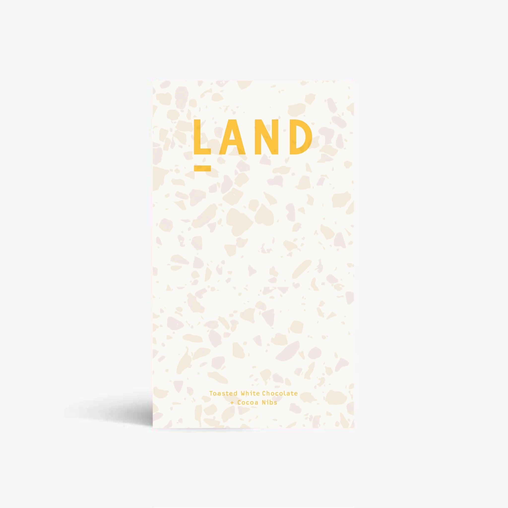 Land Chocolate - 38% Toasted White Chocolate with Cocoa Nibs