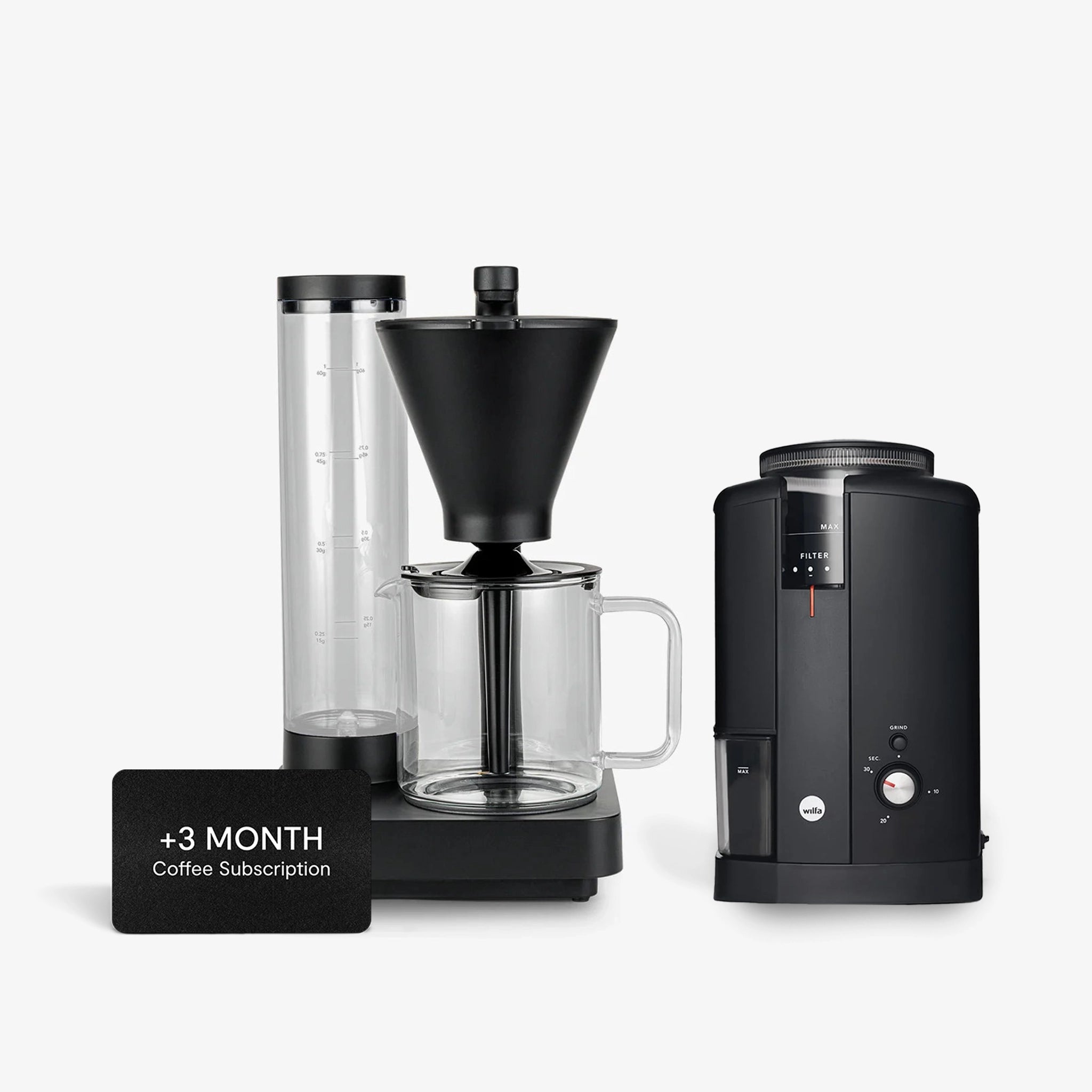 Wilfa Svart Grinder & Wilfa Performance Brewer Bundle