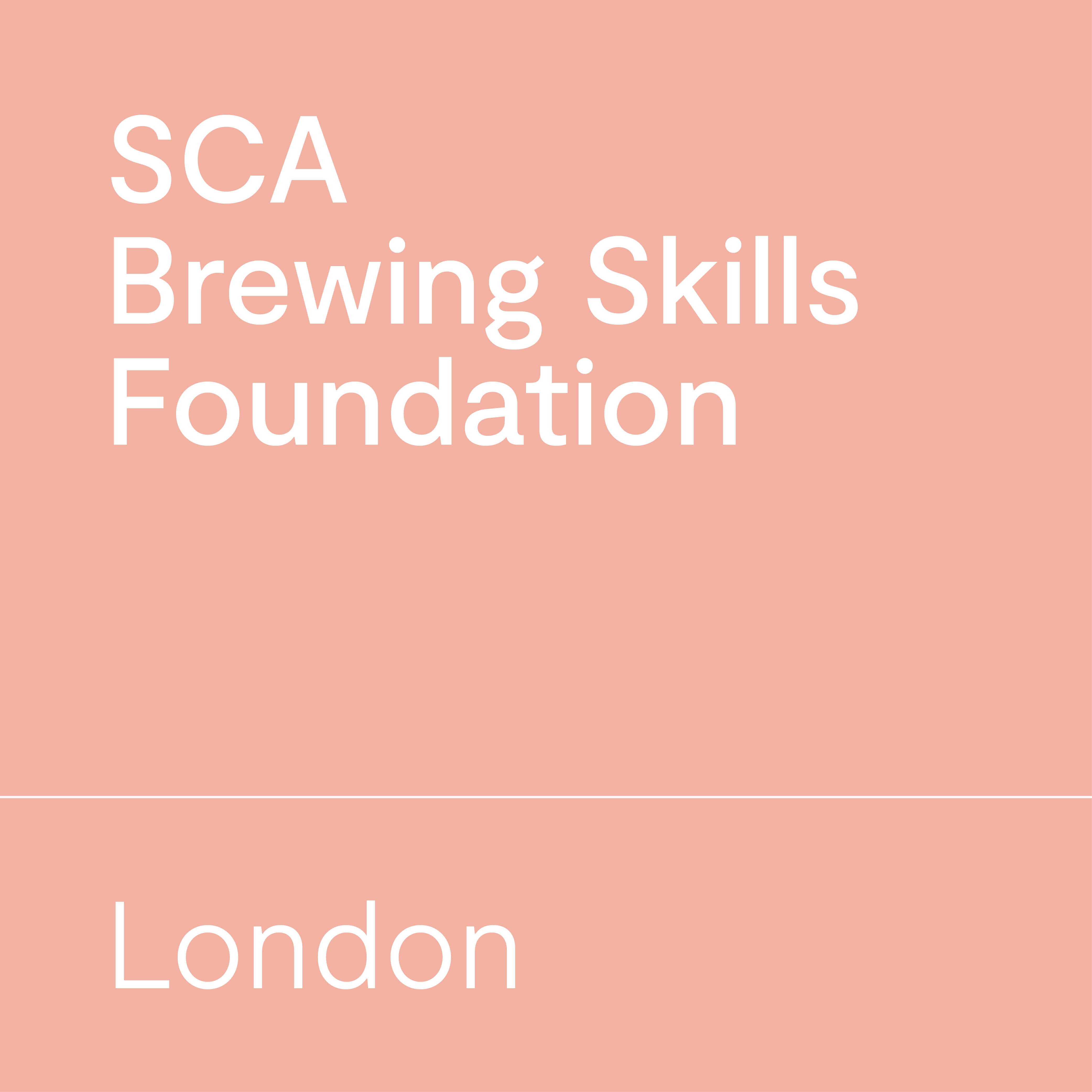 SCA Brewing Foundation London