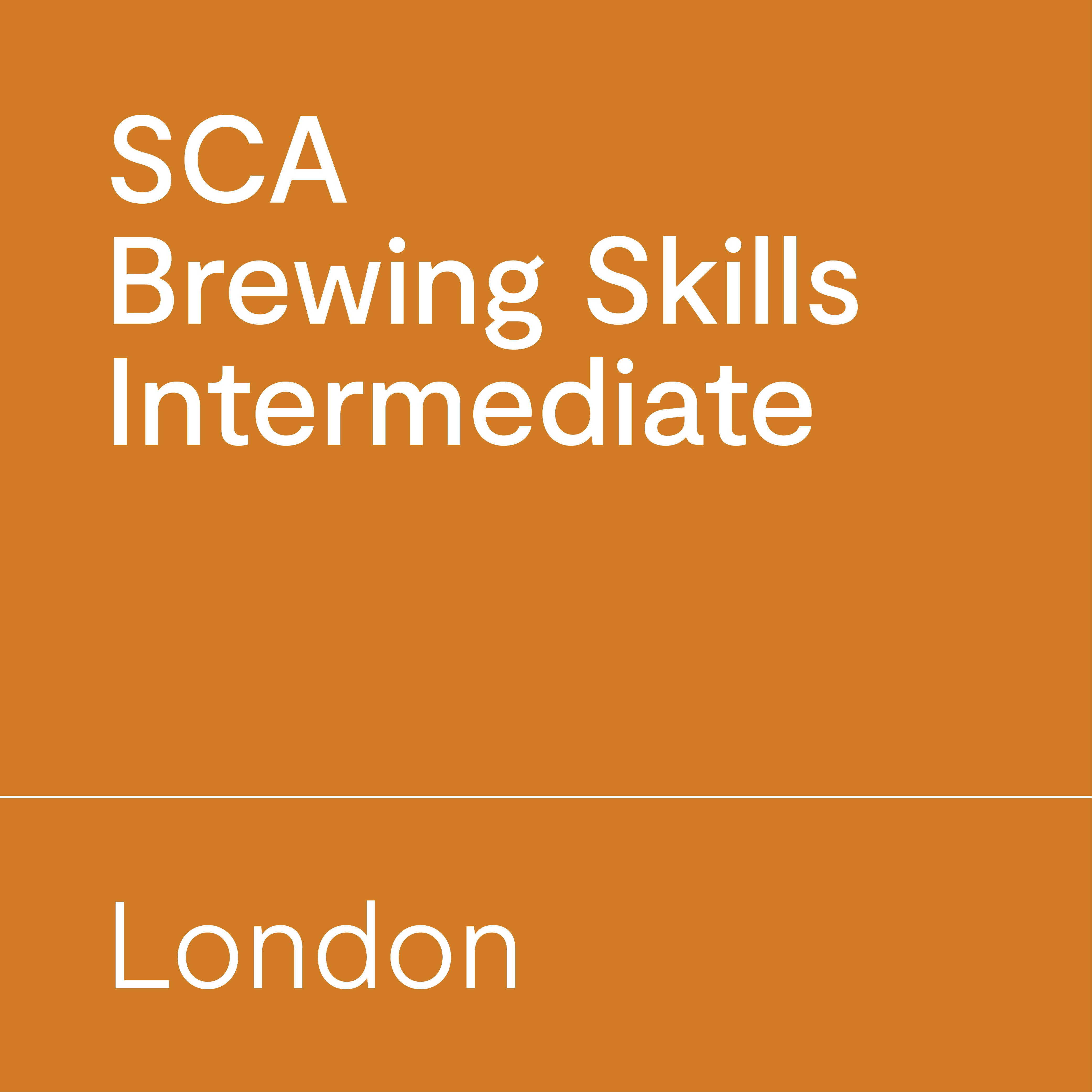 SCA Brewing Intermediate London