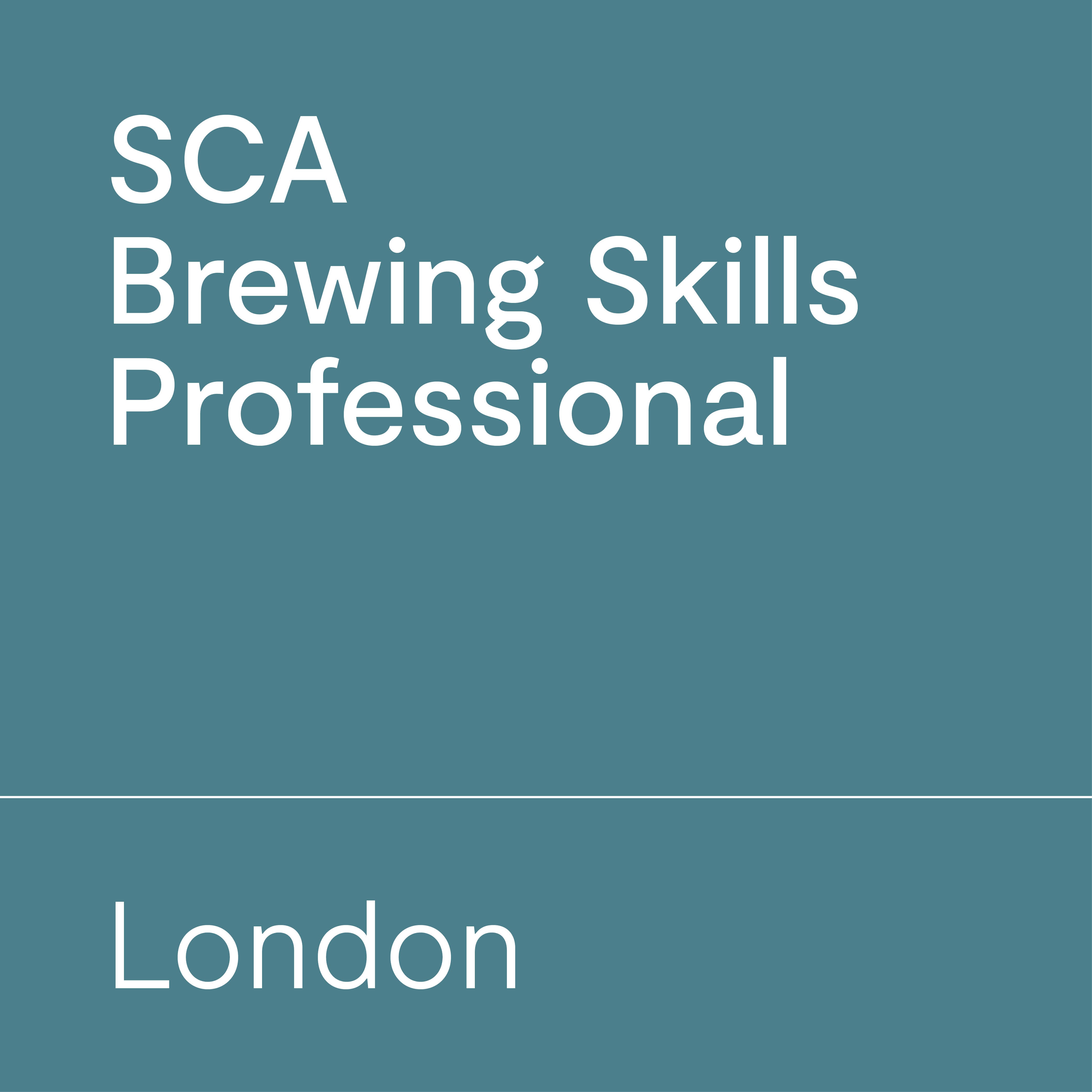 SCA Brewing Professional London