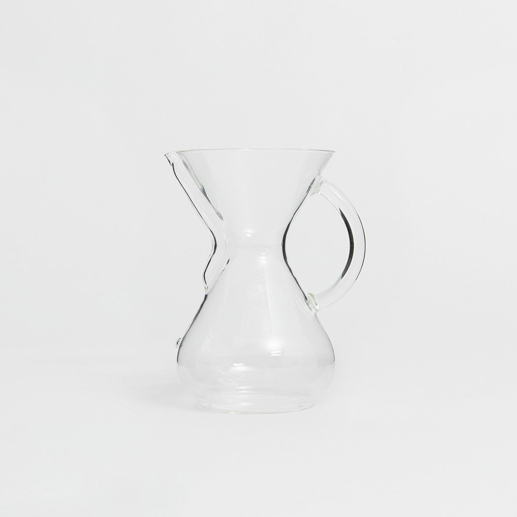 6 Cup Glass Handle