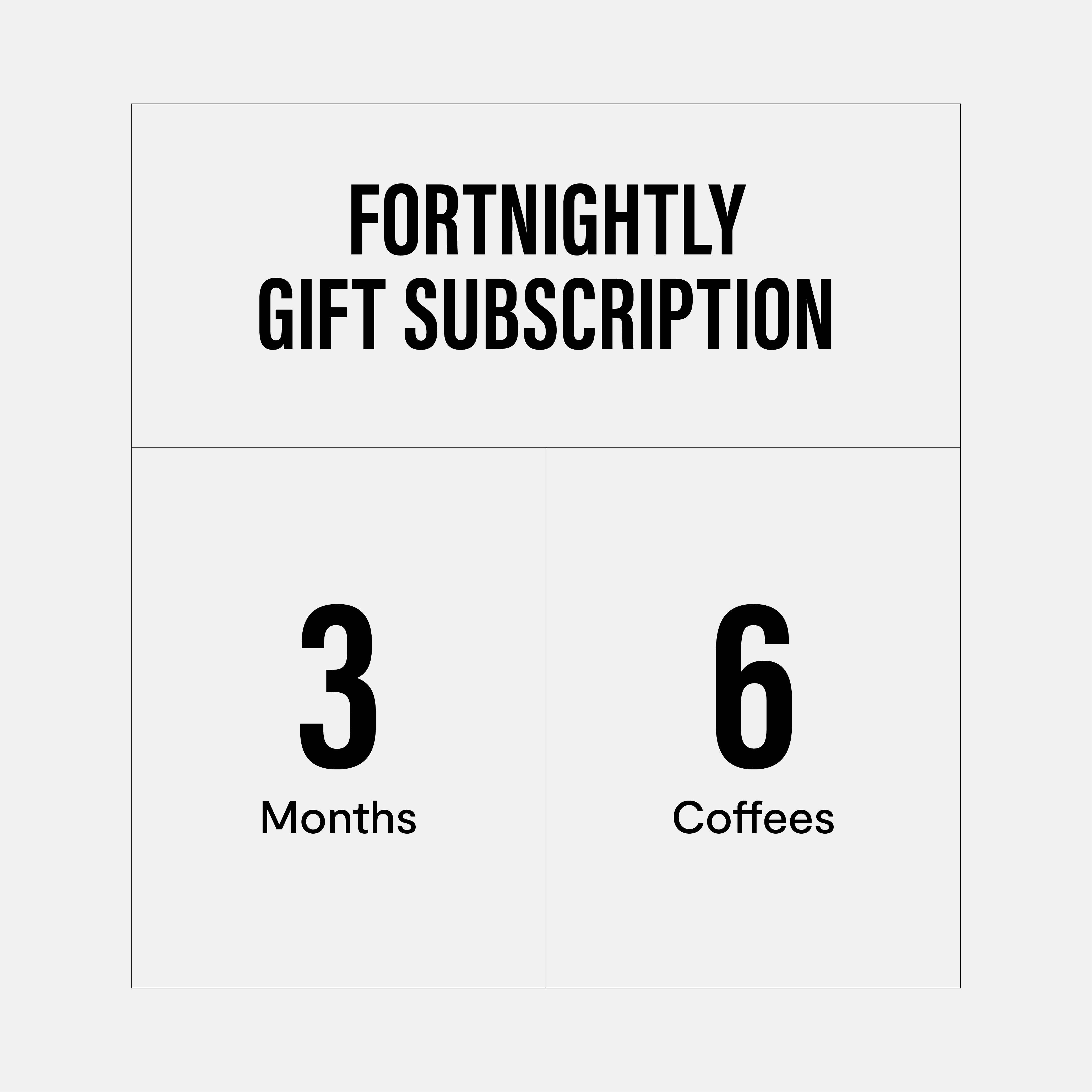 Prepaid Subscription 3 Months Fortnightly